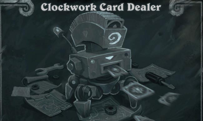 Hearthstone: Clockwork Card Dealer, ecco la nuova rissa settimanale