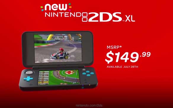 Nintendo stupisce tutti annunciando New Nintendo 2DS XL