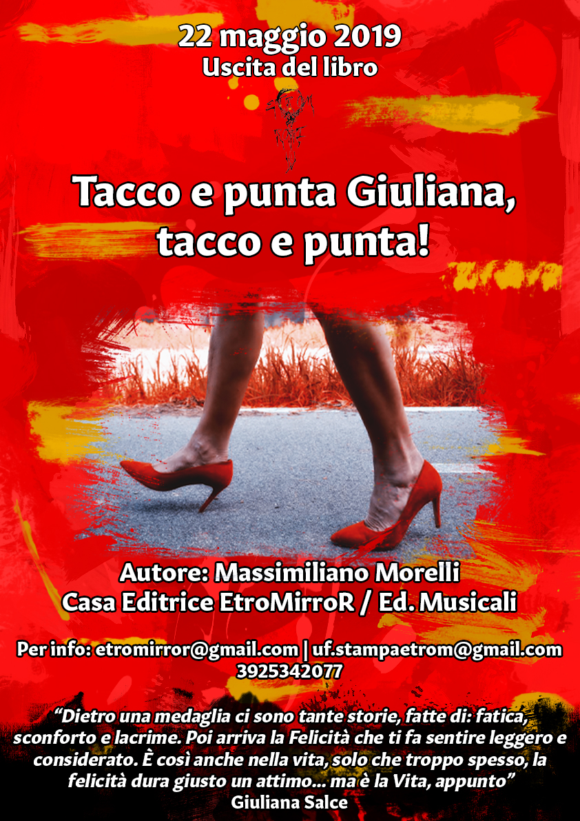 In uscita “Tacco e punta Giuliana, tacco e punta!” il nuovo libro di Morelli