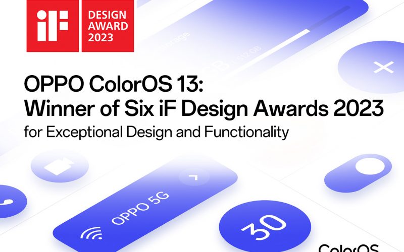 OPPO: ColorOS 13 premiata agli iF Design Awards 2023