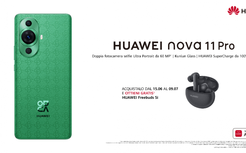 HUAWEI nova 11 Pro: Arriva in Italia il nuovo smartphone di fascia media