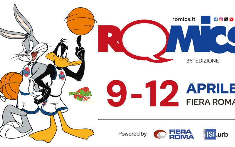 Romics: dal 9 al 12 aprile 2026 a Fiera Roma