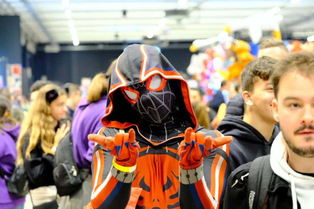 cosplayer spiderman